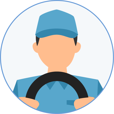 配送ドライバー男性