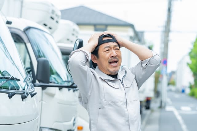 配送　トラック運転手きつい