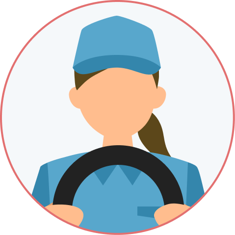 配送ドライバー女性