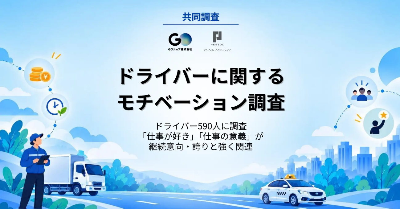 ドライバーに関するモチベーション調査 キービジュアル