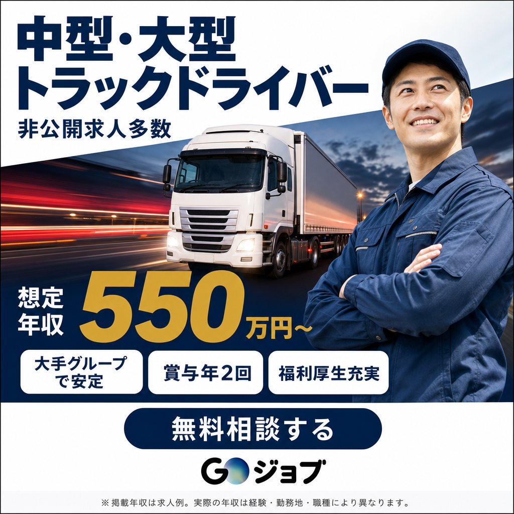 トラックドライバーCTA_ホワイト